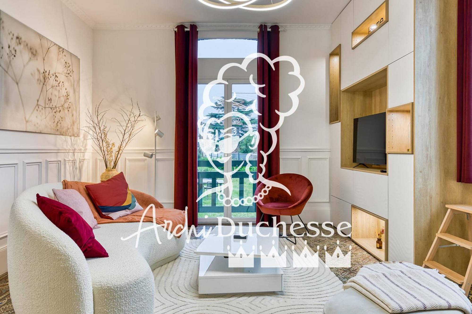 Grand-CouronneRose Ecrin De Charme Avec Parking Terrasse Privee Et Jardin Partageアパートメント エクステリア 写真
